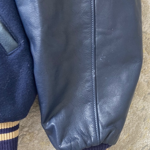 Roots Vintage Varsity Jacket custom wool and leather - Picture 8 of 10